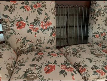 Divano Artigianale a Dondolo 3 Posti – Legno Massi