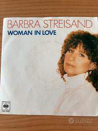 Vinile 45 giri Barbra Streisand “ Woman in love “