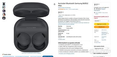 Samsung Galaxy Buds 2 Pro - nuove mai usate
