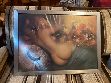 Quadri ricamati a punto croce