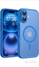 Cover nuova per Iphone 16 plus blu