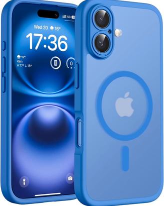 Cover nuova per Iphone 16 plus blu