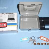 Cassettine in metallo & legno porta-monete