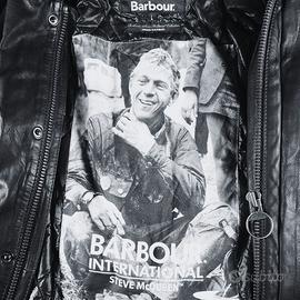 Barbour International Sundance Leather Jacket XL