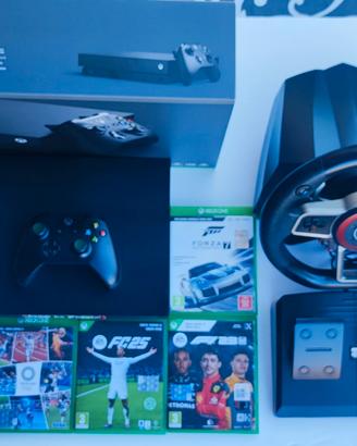 XBOX ONE X + accessori