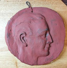 TONDO VOLTO UOMO DI BRUTO TERRACHINI