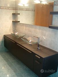 Mobile bagno doppio lavabo Pedini