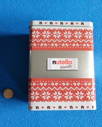 Nutella Metal Box -Contenitore--Biscottiera- Nuova