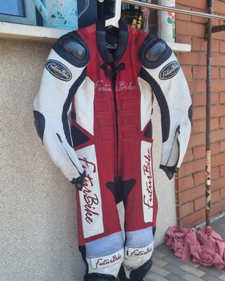 Tuta Moto / Minimoto Intera FuturBike in Pelle 