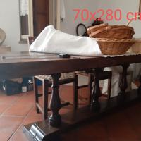 Antico Tavolo Fratino del 700 in noce massello