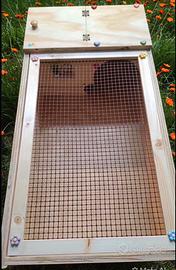 Terrario per tartarughe di terra/rettili 80x40x21h