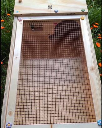 Terrario per tartarughe di terra/rettili 80x40x21h