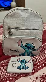 Zainetto e portafoglio Stitch