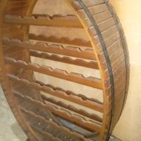 porta bottiglie in legno grande