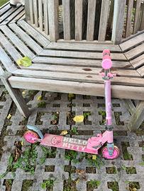 Monopattino Hello Kitty 2 ruote per 3-9 anni