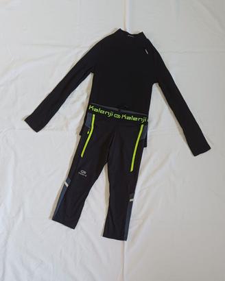 Leggings e maglietta sportivi bambina