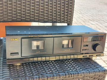 teac w 420 c piastra double  cassette deck