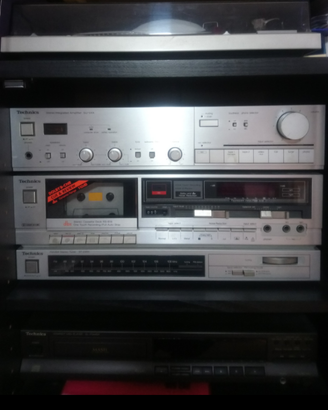 Hi-Fi Stereo Technics con Casse Altec Lansing