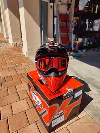 Casco Suomy x-wing più Alpinestar vision 8