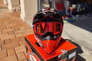 Casco Suomy x-wing più Alpinestar vision 8