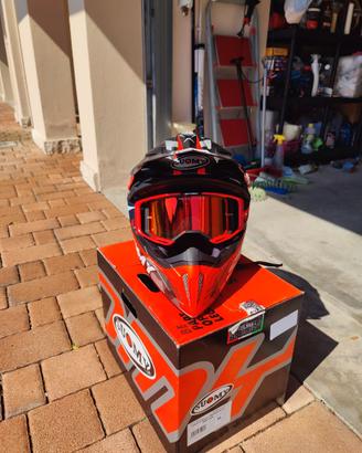Casco Suomy x-wing più Alpinestar vision 8