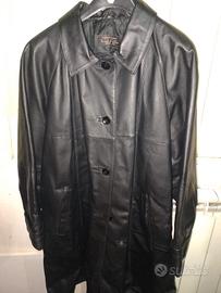 cappotto racoon in vera pelle 