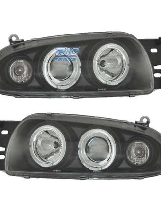 FARI FORD FIESTA 95-99 ANGEL EYES SFONDO NERO