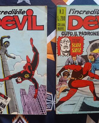 Lotto due fumetti Devil Corno 