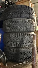 4 gomme complete 195/50r15 (cerchio+gomma) M+S