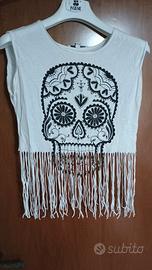 maglia smanicata da donna 