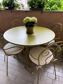 🪴Tavolo da esterno marca  EMU con 4 sedie 🌼