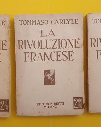 “La Rivoluzione Francese” - Tommaso Carlyle - 1933