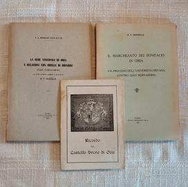 ORIA (Br) - 2 Saggi storici + Guida Castello 1943