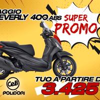 PIAGGIO BEVERLY 400 TUO A PARTIRE DA 3.425€ CON PR