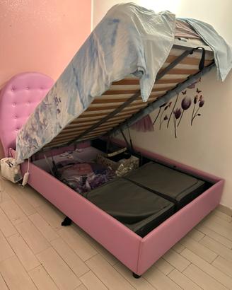 Letto contenitore senza materasso