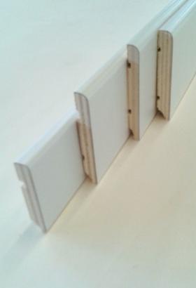 Battiscopa bianco 70x10