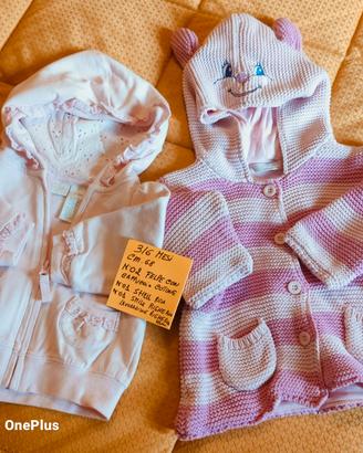 abbigliamento 3/6 mesi CM 63/68 bambina. lotti usa