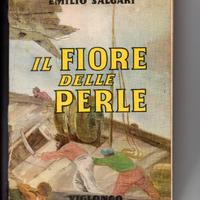 Libro "il fiore delle perle" emilio salgari 1950