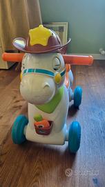 CAVALLINO CHICCO CON RUOTE PER NEONATO