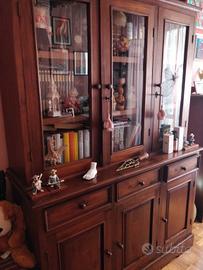 libreria in legno massello 