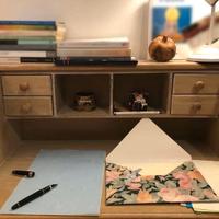 Tavolo Scrittoio Vintage con cassettini