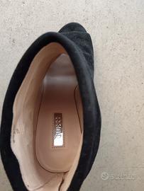 tronchetto spuntato camoscio nero