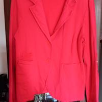 Giacca donna rossa taglia 42/44