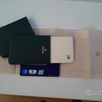 ROLEX porta biglietti da visita e fazzolettino