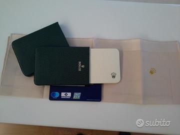 ROLEX porta biglietti da visita e fazzolettino