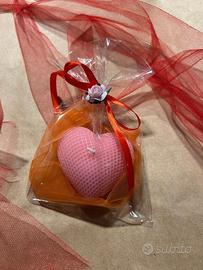 Candela cuore, profumata
