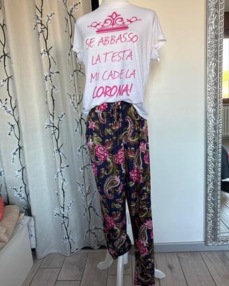 Outfit donna comodo e cool tshirt con scritta