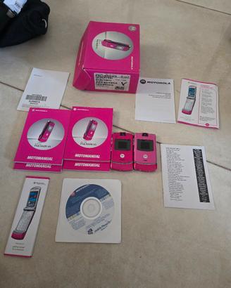 motorola v3 gsm razr pink