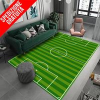 TAPPETO CAMPO CALCIO 3D SOCCER FOOTBALL CARPET