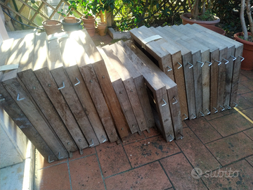 Cornici strutture Legno esotico IROKO impregnato